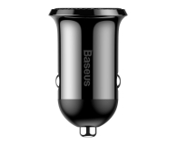 Baseus Ładowarka samochodowa Grain Pro (Dual USB 4.8A ) Black - 1306166 - zdjęcie 1
